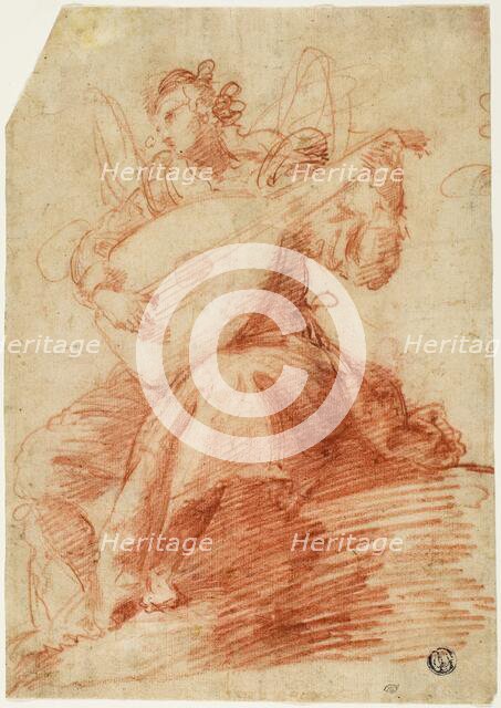 Angel Playing a Lute, n.d. Creator: Jacopo Confortini.