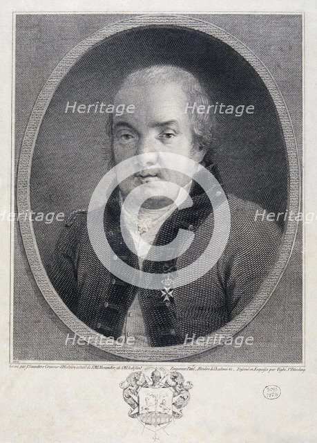 Portrait of the architect Giacomo Quarenghi (1744-1817).