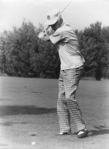 The Duke of Windsor playing golf in Grasse, South of France, 1969. Artist: Unknown