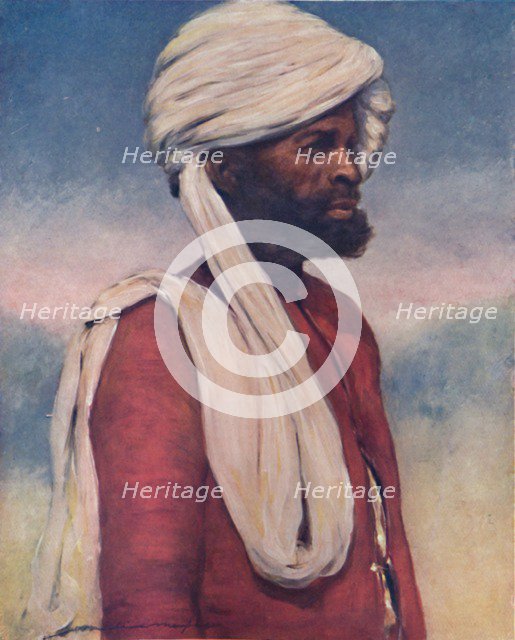 'A Retainer from Dhar', 1903. Artist: Mortimer L Menpes.