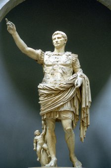 Augustus Caesar, first Roman Emperor. Artist: Unknown