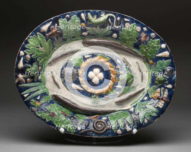 Platter, Paris, 17th century. Creator: Unknown.
