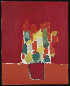 Fleurs rouges, 1952. Creator: Nicolas de Staël.
