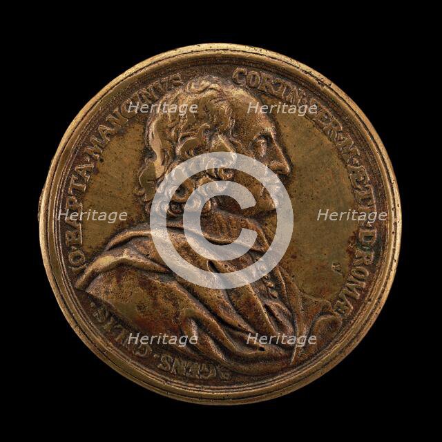 Giovanni Battista Mancini, died 1694, Agent General of Tuscany in Rome [obverse], 1680. Creator: Massimiliano Soldani.