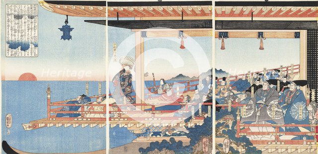 Heishogoku Nyudo wa Go-Shirakawa-tei no otoshigo nite (Taira Kiyomori Uses Incantations to Delay the