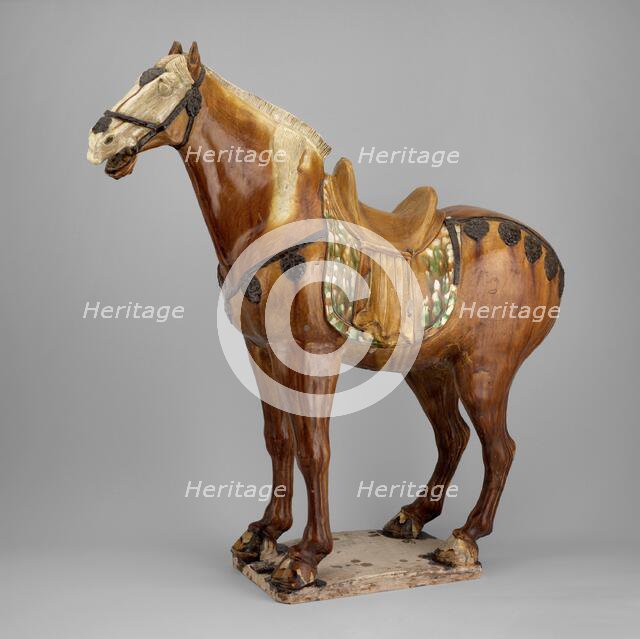 Horse, Tang dynasty, (A.D. 618-907), 1st half of 8th century. Creator: Unknown.