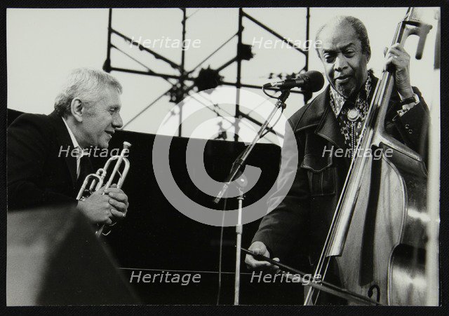 Ruby Braff and Slam Stewart at the Capital Jazz Festival, Alexandra Palace, London, July 1979. Artist: Denis Williams