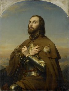 Eberhard (1445-96), Duke of Würtemberg, as a Pilgrim in the Holy Land, 1846. Creator: Nicaise de Keyser.