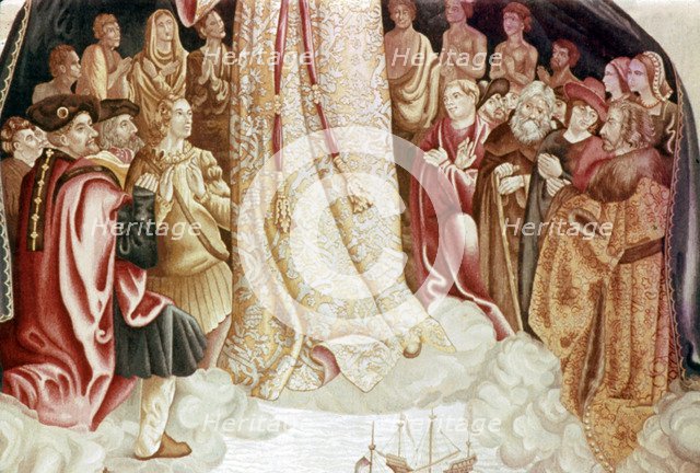 Detail from 'The Virgin of the Navigators', 16th century. Artist: Anon