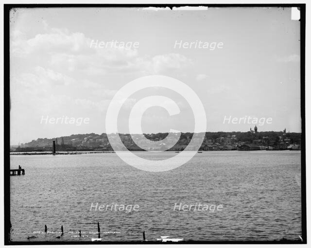 Portland, Me., from South Portland, c1905. Creator: Unknown.