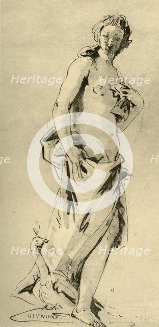 'Juno', mid 18th century, (1928). Artist: Giovanni Battista Tiepolo.