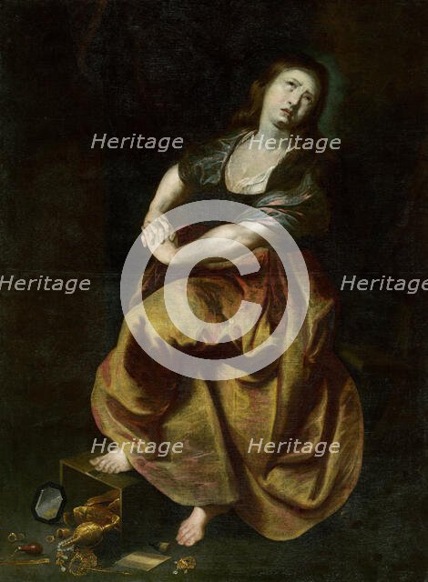 Penitent Mary Magdalene, 1650-1700. Creator: Unknown.