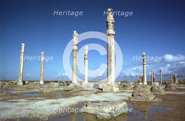 Ruins of the Apadana, Persepolis, Iran