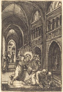 Christ Expelling the Money Changers, c. 1519. Creator: Albrecht Altdorfer.