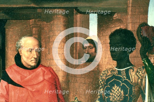 'Adoration of the Magi, Triptych', Detail, c1453-1494. Artist: Hans Memling