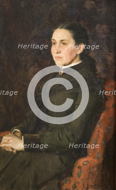 Portrait of Yelizaveta Grigoryevna Mamontova (1847-1908), 1885.
