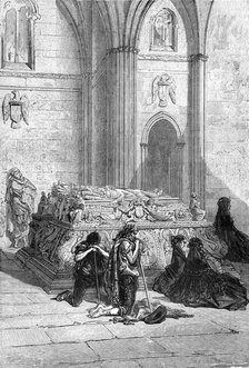 'Tomb of Ferdinand and Isabella in the Cathedral, Granada; An Autumn Tour in Andalusia', 1875. Creator: Gustave Doré.