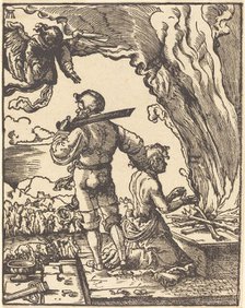 Abraham's Sacrifice, in or after 1520. Creator: Albrecht Altdorfer.