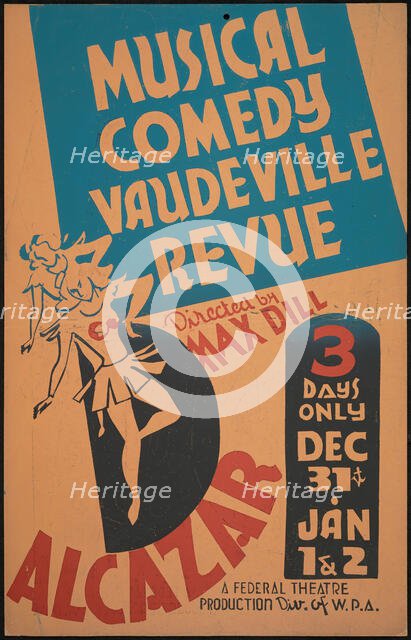 Vaudeville Revue, San Francisco, [193-]. Creator: Unknown.