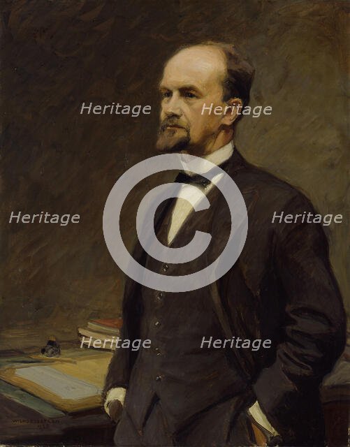 Portrait of Otto Manninen, 1923. Creator: Vilho Sjöström.