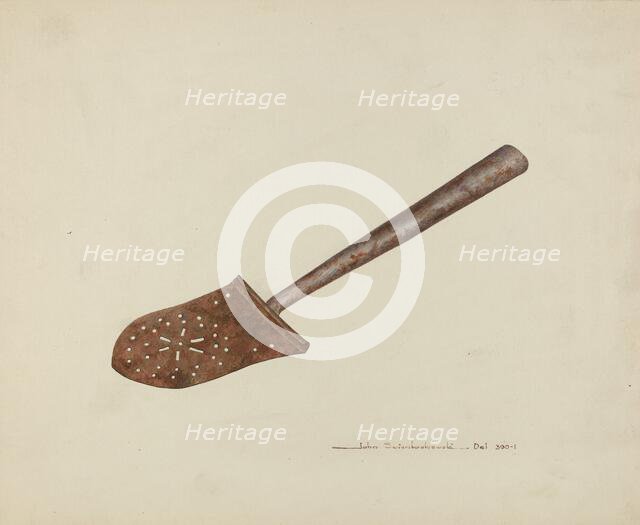 Spatula, c. 1939. Creator: John Swientochowski.