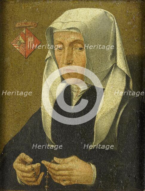 Portrait of Magdalena van Werdenborgh (1464-1538), after c.1510. Creator: Anon.