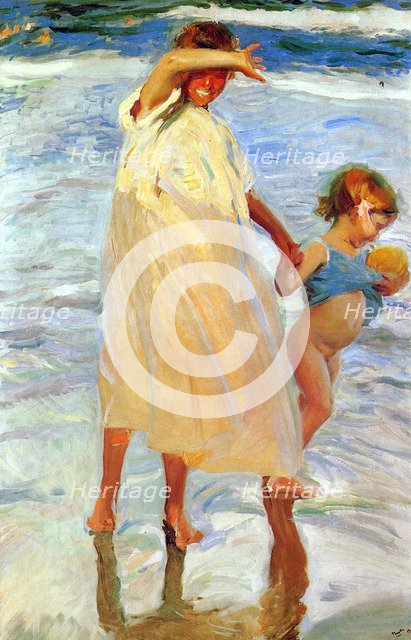 'The Two Sisters', 1909.  Artist: Joaquin Sorolla y Bastida