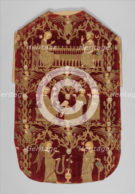Chasuble (Opus Anglicanum), British, ca. 1330-50. Creator: Unknown.