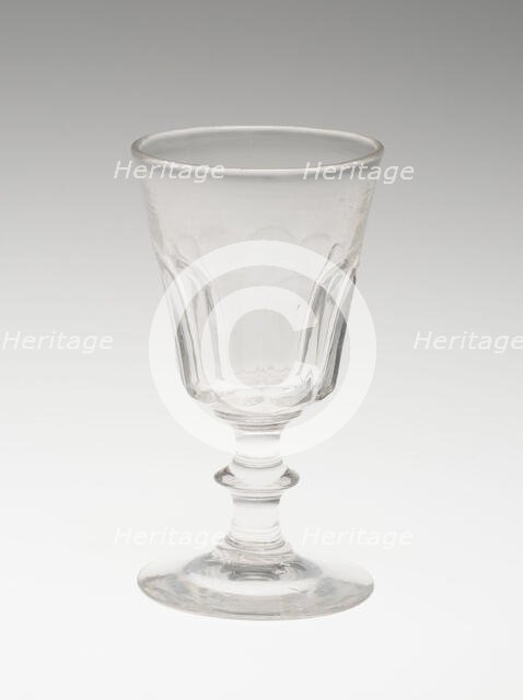 Wine Glass, England, 19th century. Creator: Unknown.