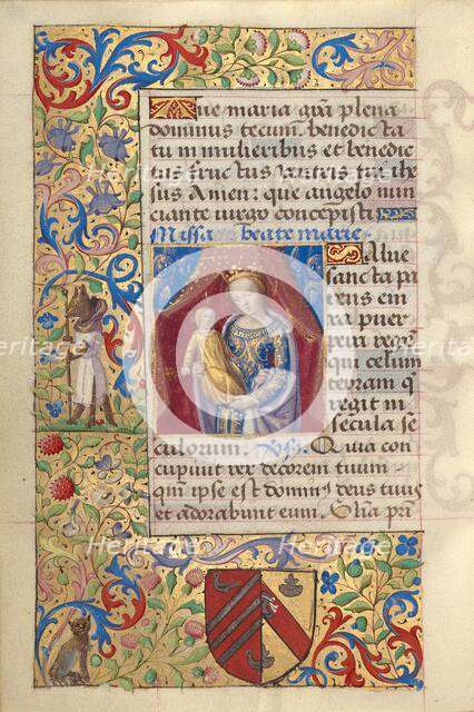 The Virgin and Child; Poncher Hours, about 1500. Creator: Master of the Chronique Scandaleuse.