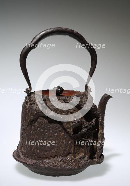 Covered Tea Kettle, Tokugawa Period. Creator: Unknown.