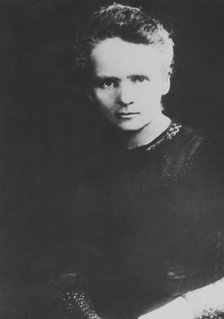 Marie Curie, Polish-born French physicist. Artist: Unknown