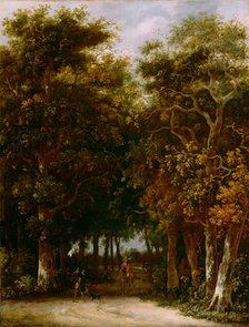Landscape with Hunter, between 1665 and 1670. Creator: Roelof van Vries.