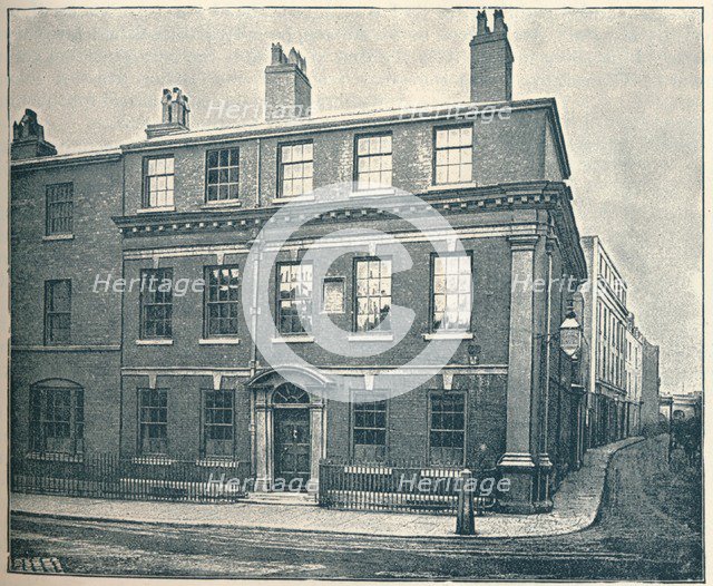 'Edmund Hector's House: The Old Square, Birmingham', 1907. Artist: Unknown.
