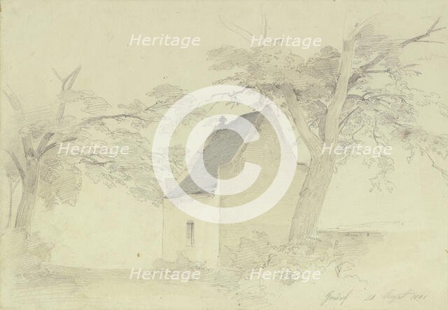 Chapel near Gondorf, 1841. Creator: Carl Theodor Reiffenstein.