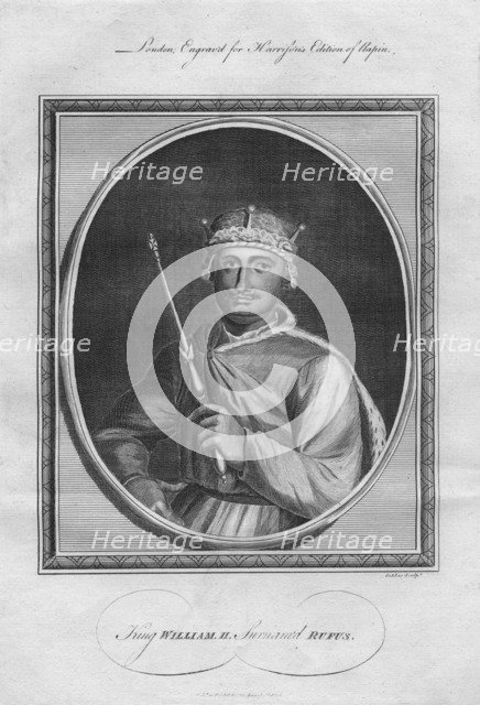 King William II (William Rufus), 1786.  Artist: Anon.