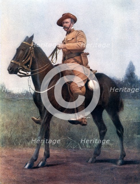 Lieutenant-Colonel Edward Bethune, commanding Bethune's Mounted Infantry, 1902.Artist: Earl de la Warr