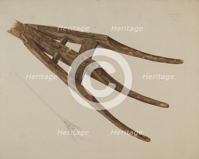 Hay Fork, 1938. Creator: Alfonso Moreno.