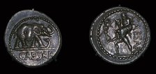Roman coins of Julius Caesar, 1st century BC. Artist: Unknown