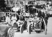 Scene during practice for the Monaco Grand Prix, 1929. Artist: Unknown