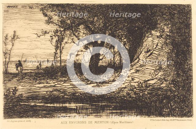 Aux Environs de Menton. Creator: Adolphe Appian.