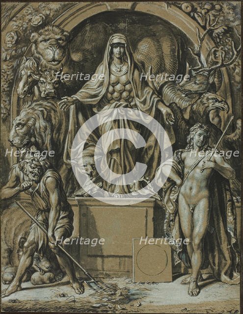 Diana of Ephesus as Allegory of Nature, c.1680. Creator: Joseph Werner.