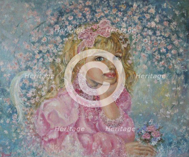 The angel of cherry blossoms. Artist: Sugai, Yumi  