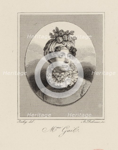 Portrait of the singer and composer Edmée Sophie Gail (1775-1819), ca 1819.