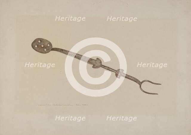 Fork, 1935/1942. Creator: John Swientochowski.