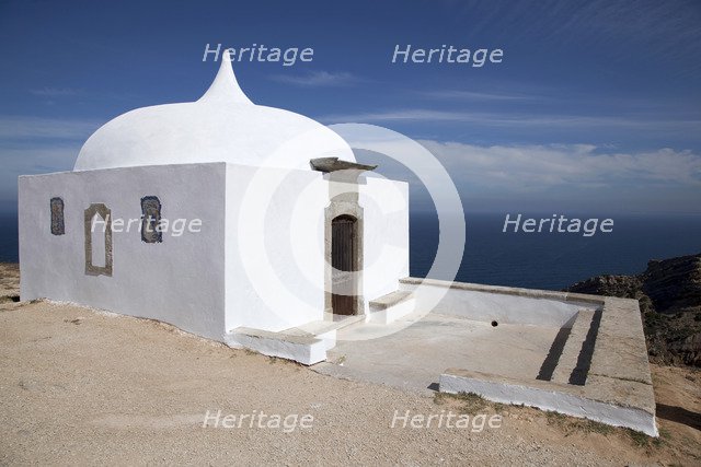 Chapel, Sanctuary of Nossa Senhora do Cabo, Cape Espichel, Portugal, 2009. Artist: Samuel Magal