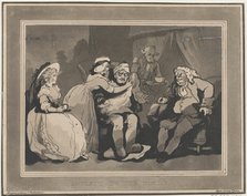A Visit to the Uncle, December 20, 1794., December 20, 1794. Creators: Thomas Rowlandson, Francis Jukes.