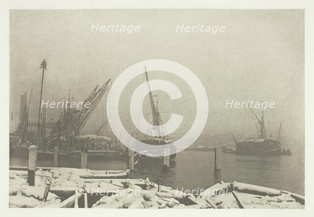 A Foggy Day on the Thames, c. 1889, printed October 1889. Creator: Joseph Gale.