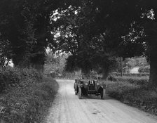 Talbot 18/55 4-seater tourer competing in the JCC Inter-Centre Rally, 1932. Artist: Bill Brunell.