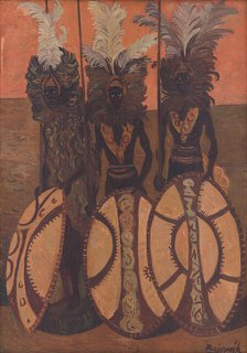 Black Men, around 1940. Creator: Cyprian Majernik.